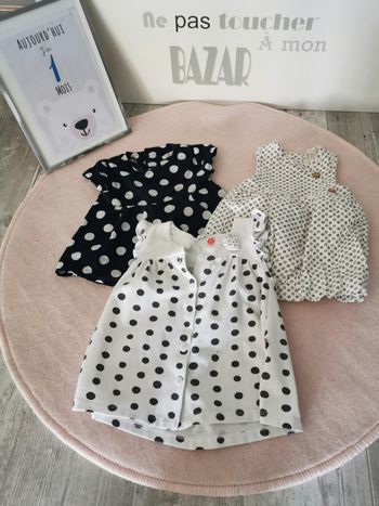 Lot de 3 robes
