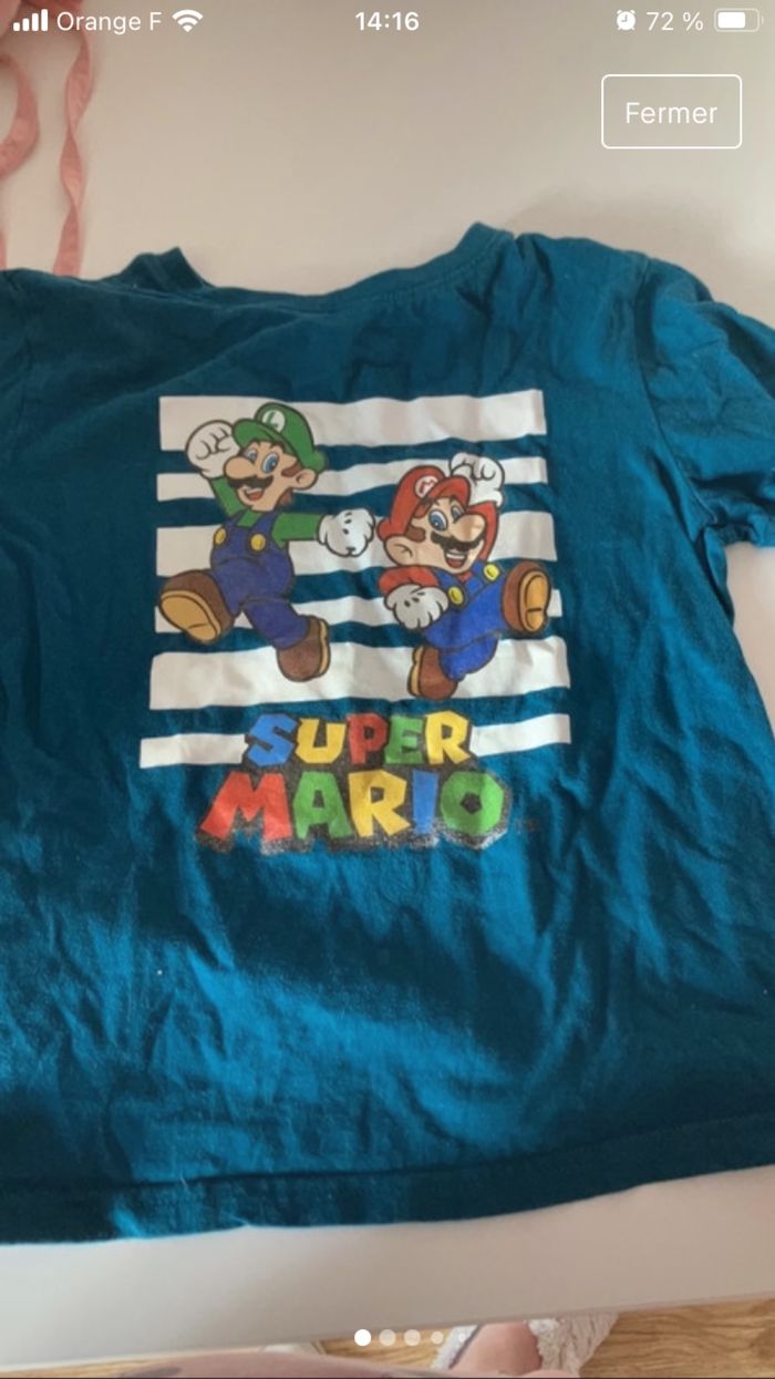 Maillot super mario - photo numéro 2