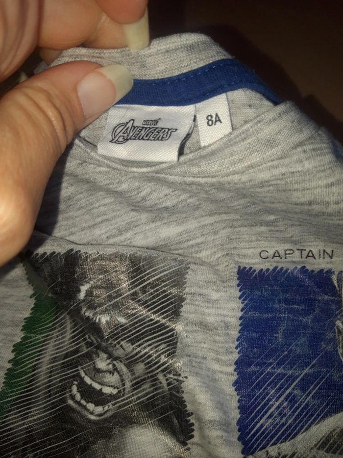 Tee-shirt 8 ans avengers - photo numéro 3