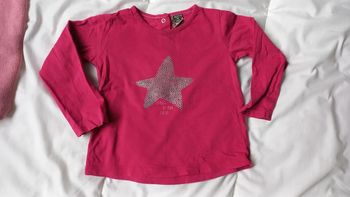 T-shirt rose étoile