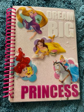 Carnet à spirales princesses Disney