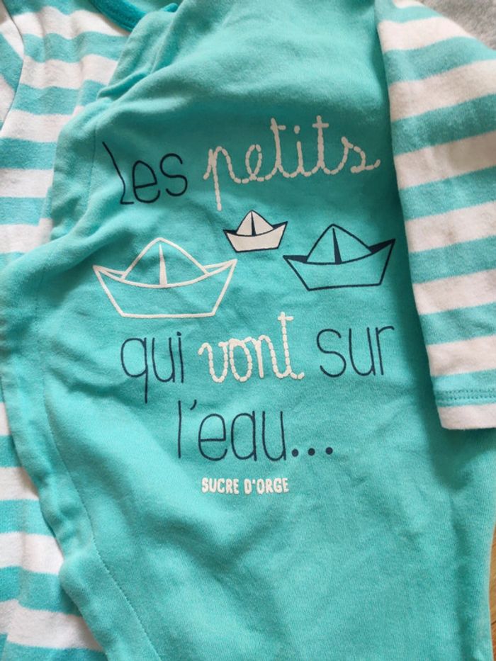 lot de 2 pyjama  9 mois - photo numéro 2