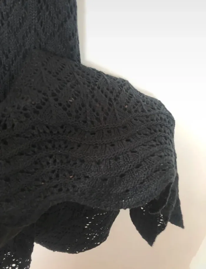 Robe d’été longue crocher noir - photo numéro 2