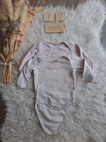 Lot 2 bodies 12mois