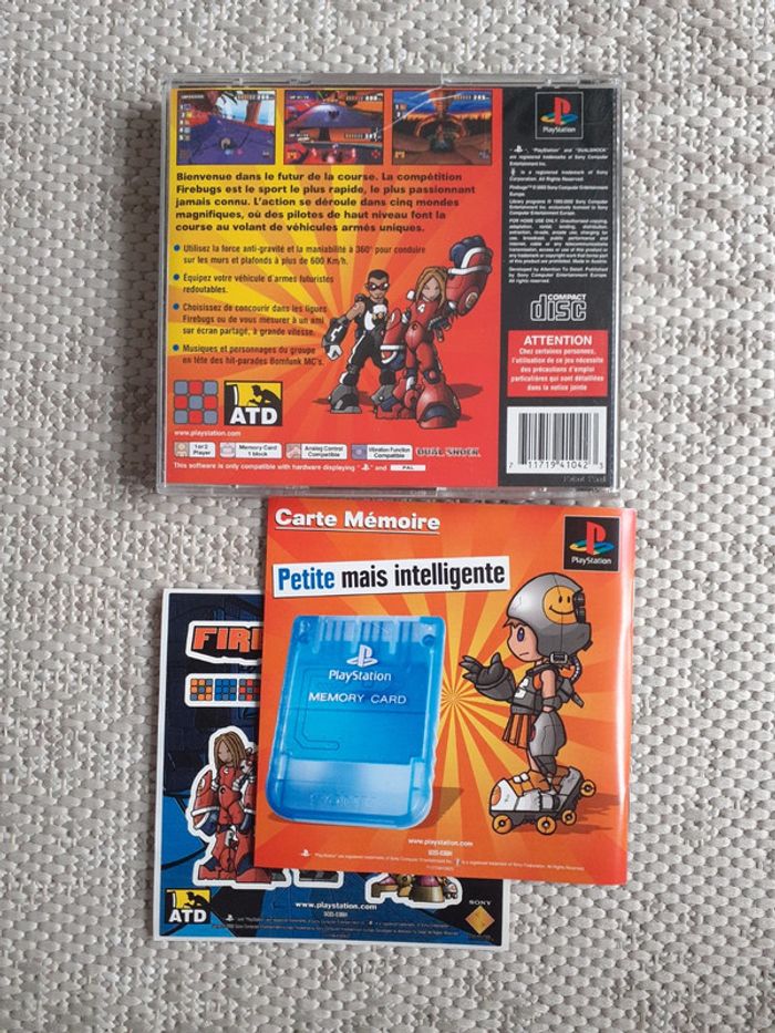 Playstation 1 ps1 firebugs - photo numéro 2