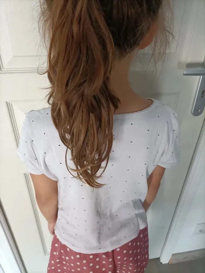 T-shirt fille pyjama - photo numéro 2