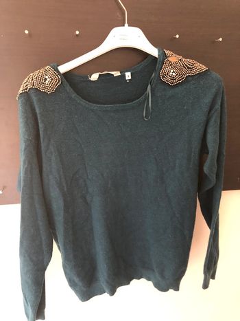 Pull bleu canard