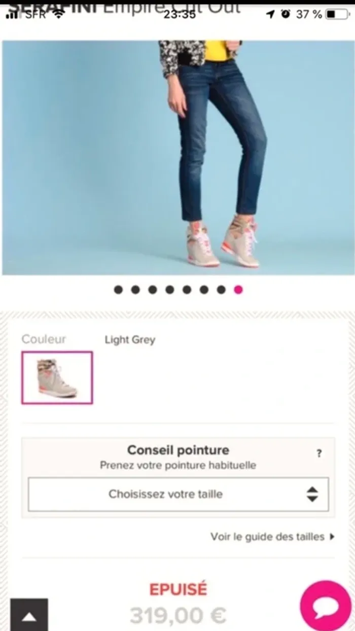 Basket Serafini ouvertes - photo numéro 4