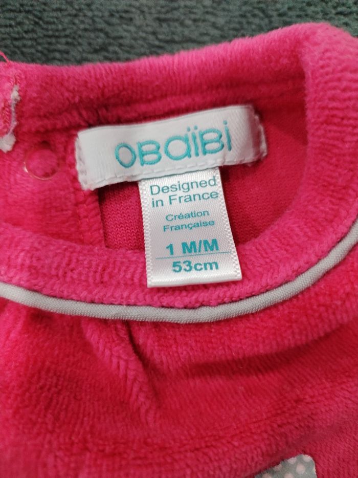 Pyjama/grenouillère 1 mois Obaibi - photo numéro 3