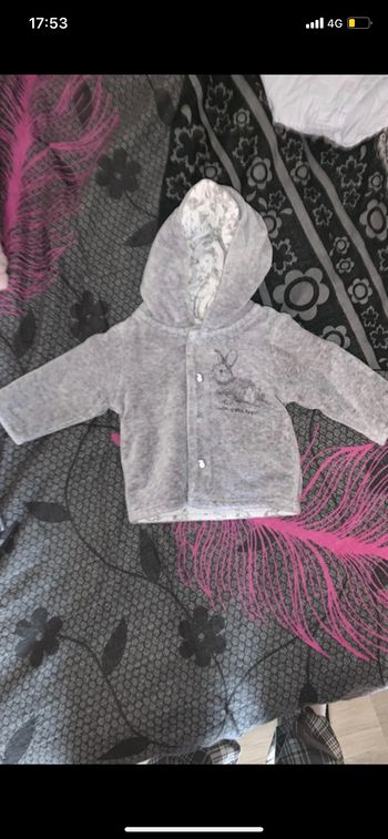 Manteau mixte petit lapin