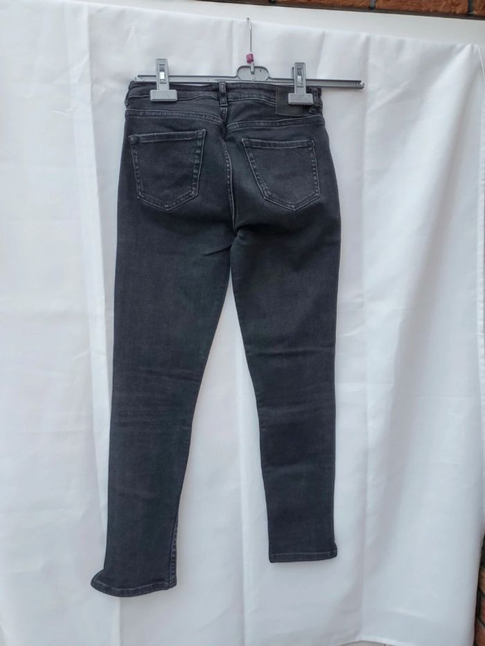 Pantalon jean slim noir Mango 32 - photo numéro 5