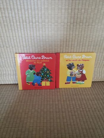2 livres petit ours brun