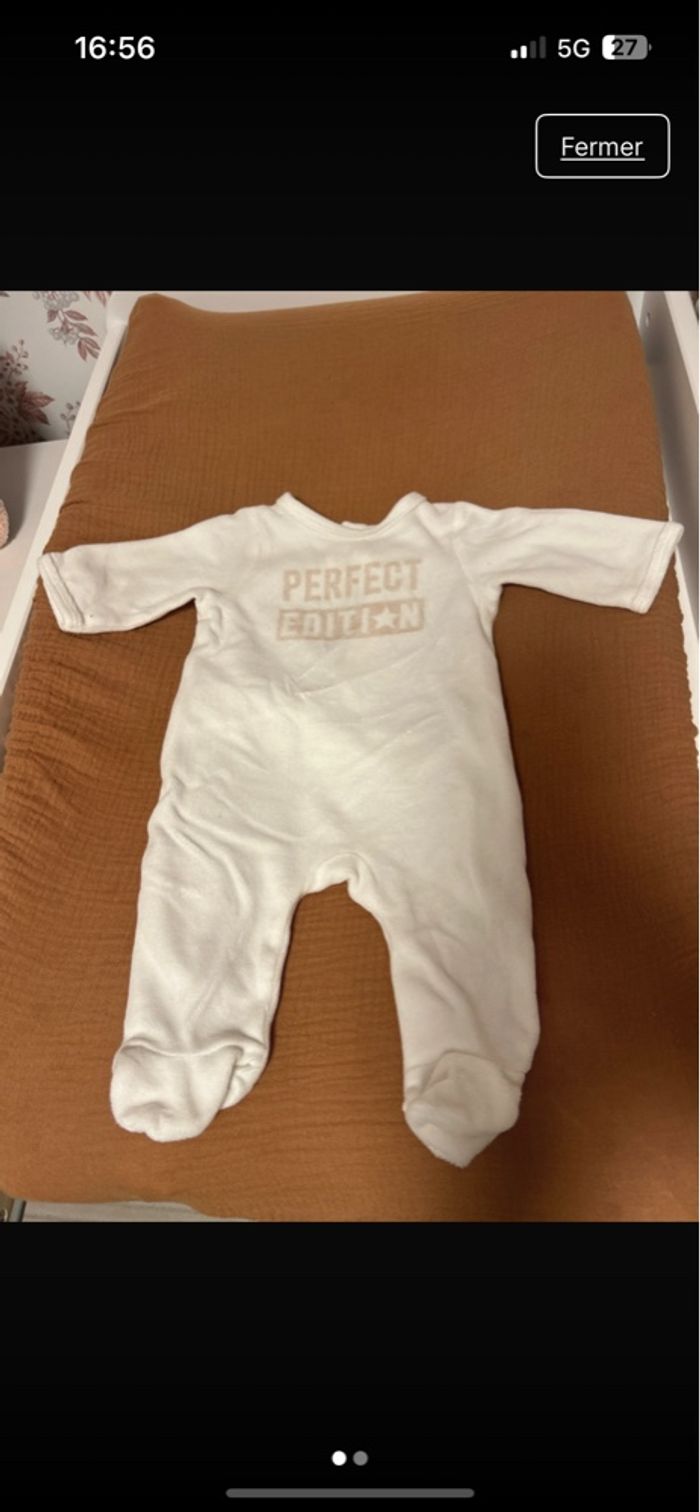 Pyjama 1 mois mixte lot - photo numéro 3