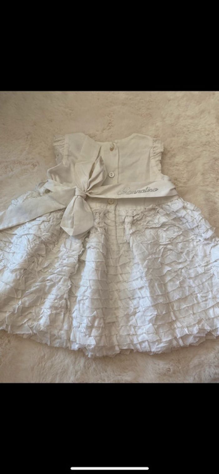 Robe blanche bébé 6 mois - photo numéro 2