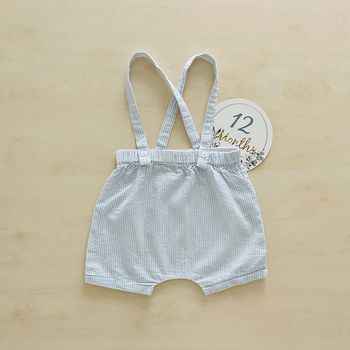 Short et bretelle été garçon bout’chou 12 mois