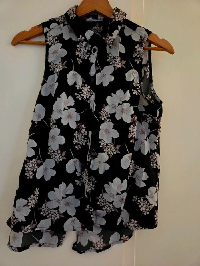 Blouse femme a fleurs