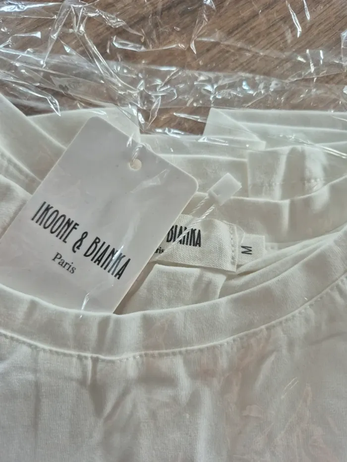 Tee-shirt Blanc Femme Taille M/38 - photo numéro 3