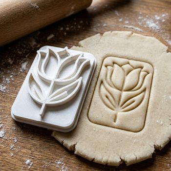 Emporte-pièce Tulipe - Découpoir Fleur pour Biscuits, Sablés et Pâte à Sucre