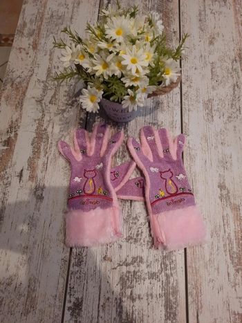 gant chat avec fermeture eclair