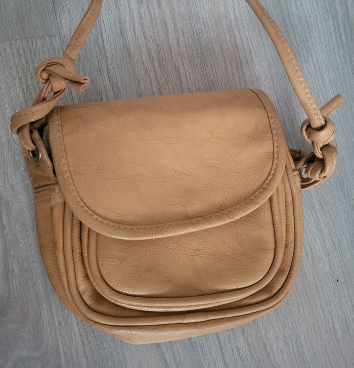 Sac bandoulière beige Resac - photo numéro 2