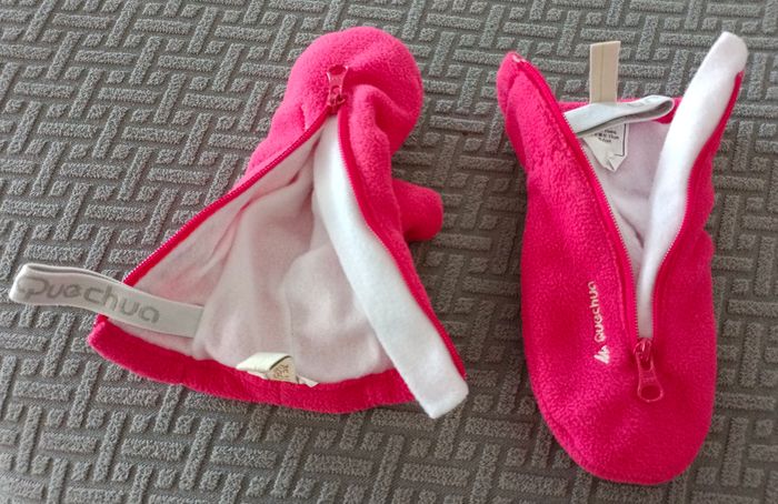 Moufles polaire neuves fille en 3-4 ans - photo numéro 3