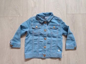 Veste en jean bleu clair fille Kiabi 24 mois