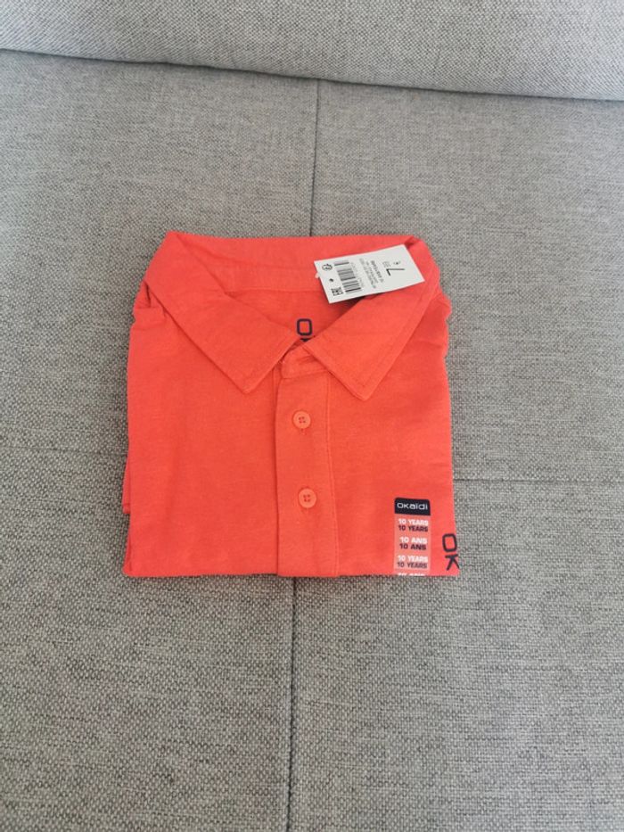 Polo manches courtes okaidi 10 ans