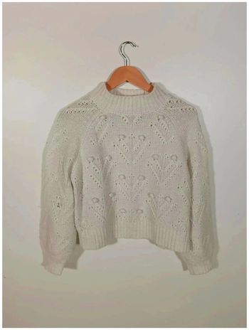 Pull blanc camaïeu 40