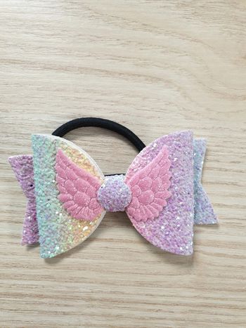 Chouchou noeud paillettes brillantes Neuf