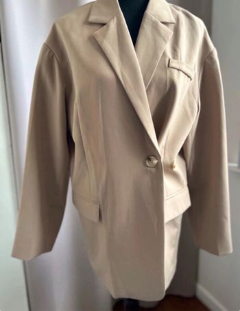 Blazer long oversize taille 38
