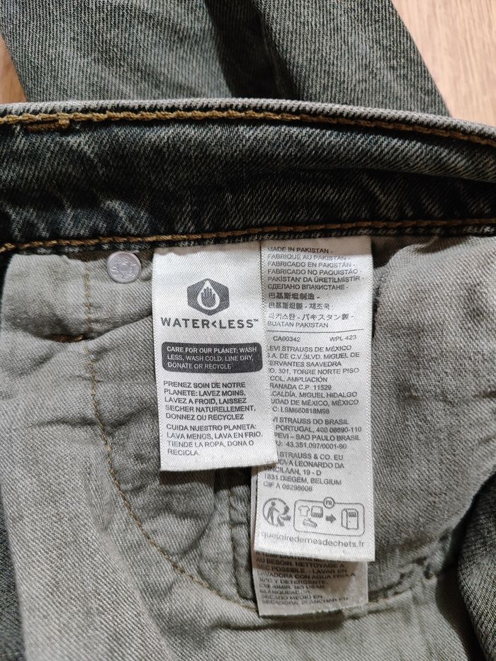 Jean's Levi's 512 gris foncé taille 42 - photo numéro 9