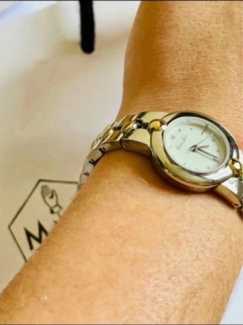 Sublime montre quartz métal argenté