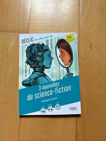 livre 3 nouvelles de science-fiction belin éducation