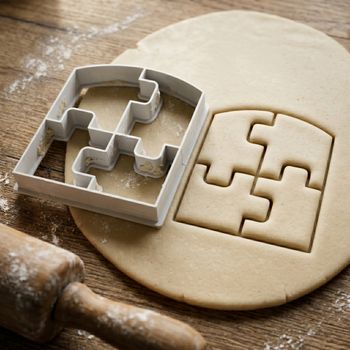 Emporte-pièce Fenêtre Arche Puzzle - Découpoir Géométrique Sablés Biscuits Pâte à Sucre