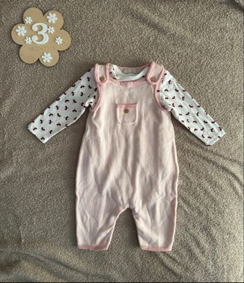 Ensemble bébé fille OBAÏBI – 3 mois