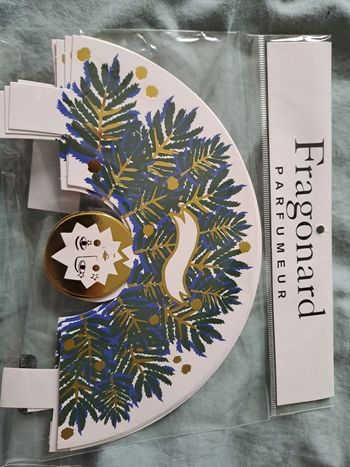 Set de 6 marques places merveilleuses forêt Fragonard