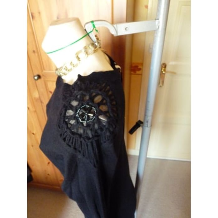 DEBY DEBO – Pull Tunique Maille Noire T.42 - photo numéro 7