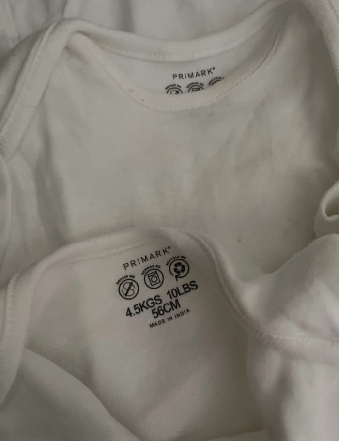 Lot de 6 body Primark - photo numéro 4