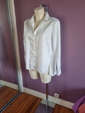 Chemise en coton transparent Sisley