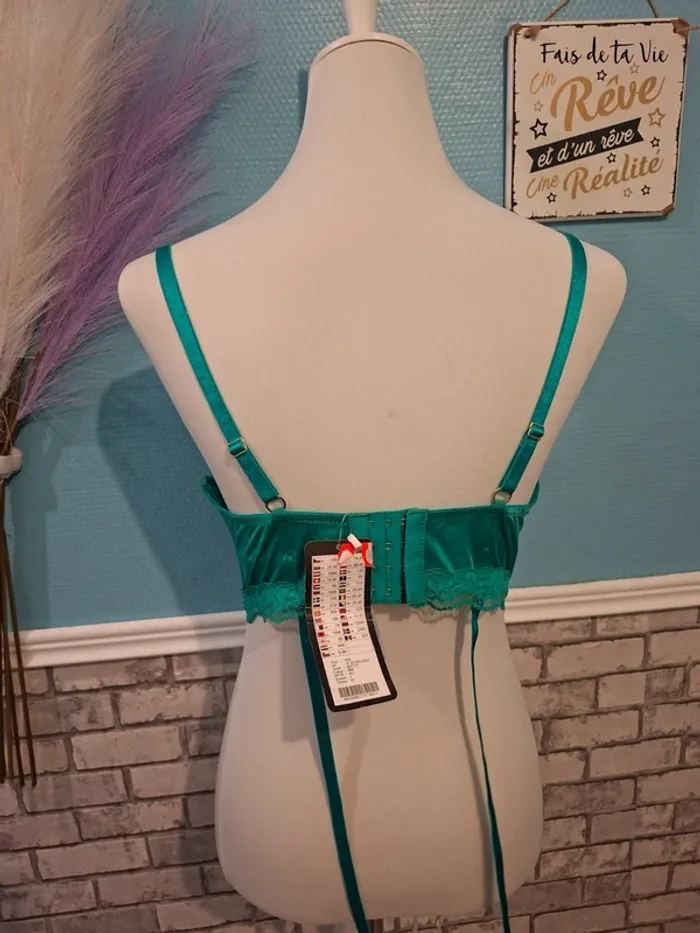 💄Superbe bustier vert émeraude 💄 - photo numéro 5