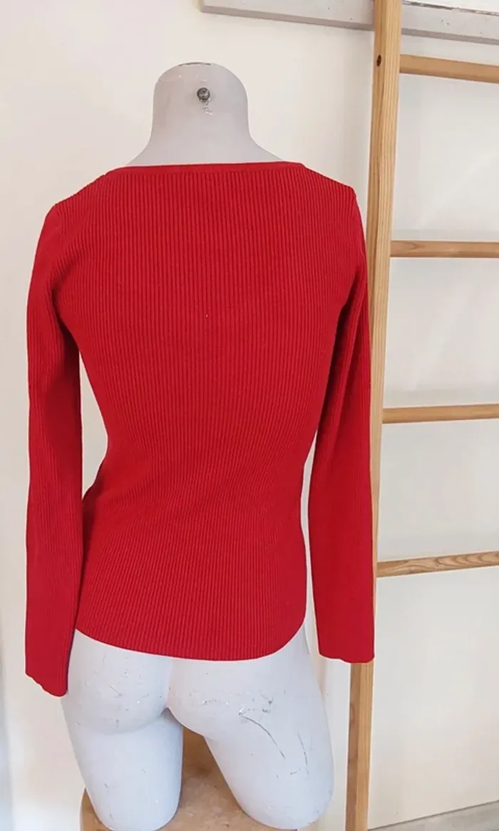 Pull chaussette rouge T 36 - photo numéro 6