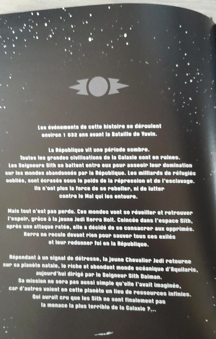 BD star wars chevalier errant 2. Déluge - photo numéro 2