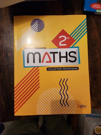 Livre : Nouveau programme Maths 2de