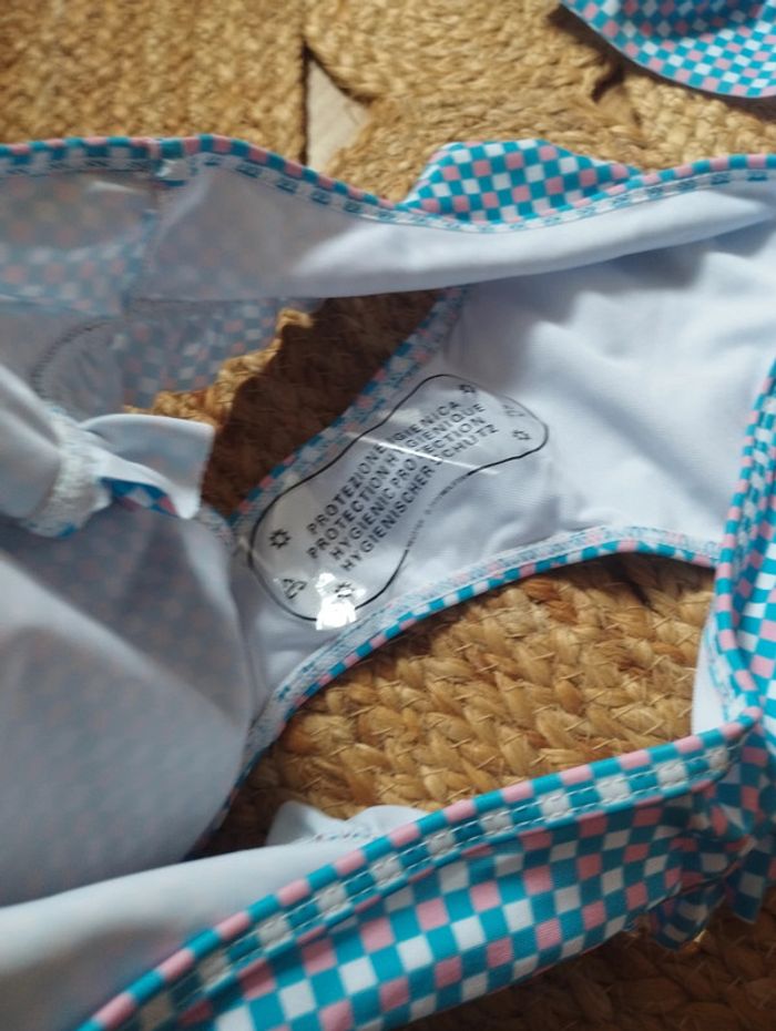Maillot de bain bikini 42 xl neuf bleu - photo numéro 6