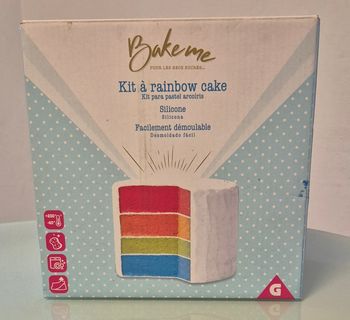 Kit à gâteau arc en ciel