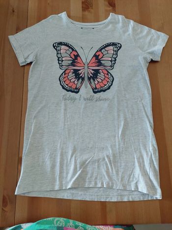 T-shirt fille gris 14 15 ans Primark