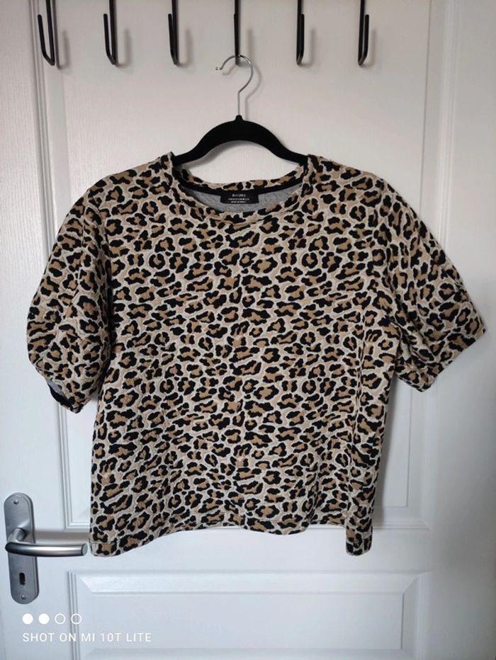 T-shirt epais leopard