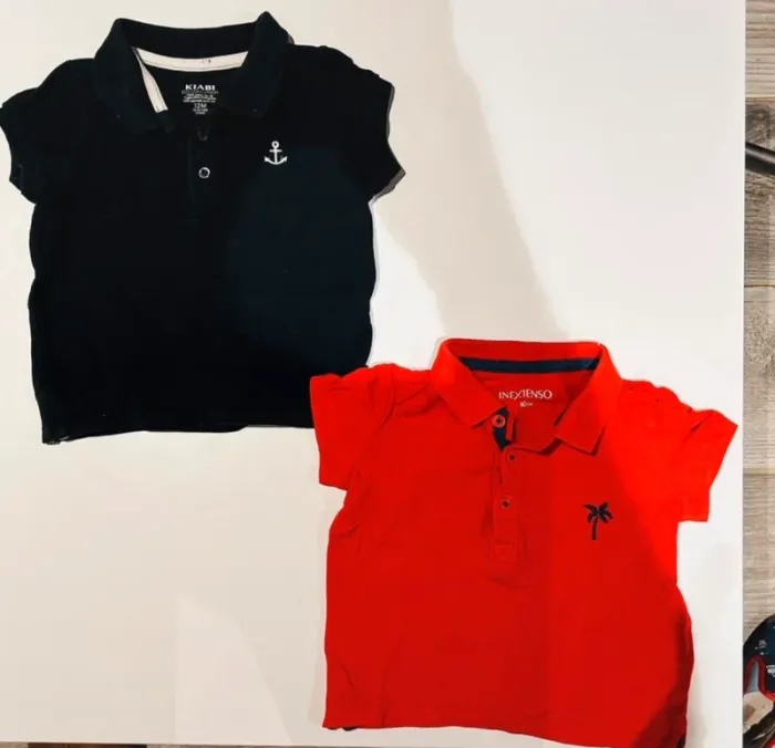 Lot de deux polos pour garçons - photo numéro 2