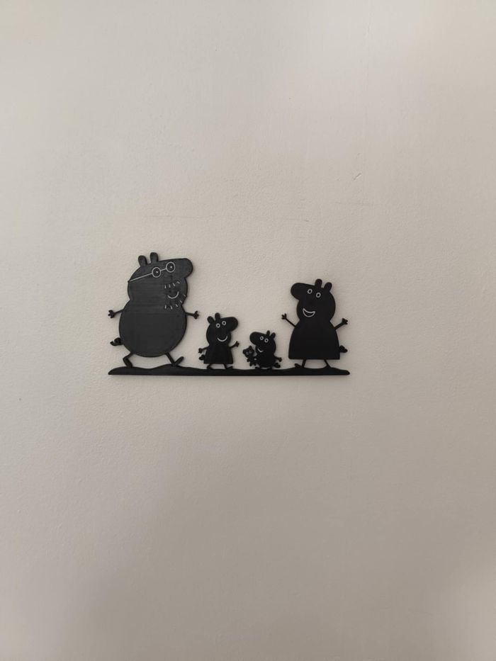 Décoration murale Peppa Pig