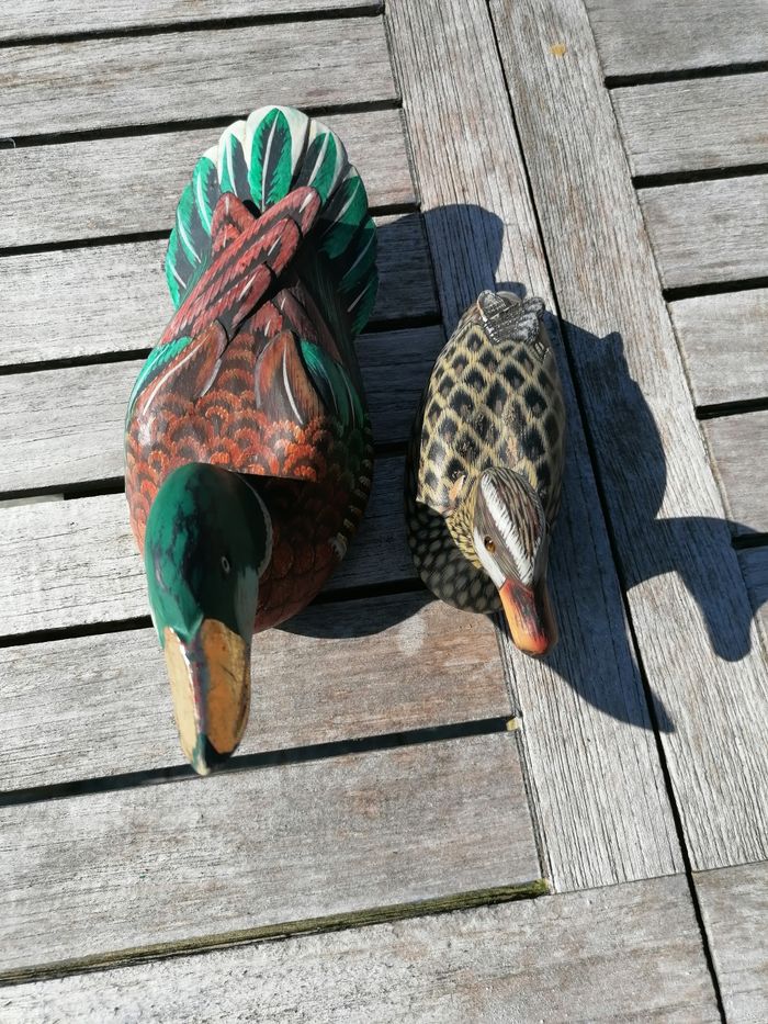 Figurine statuette canard vintage collection décoration